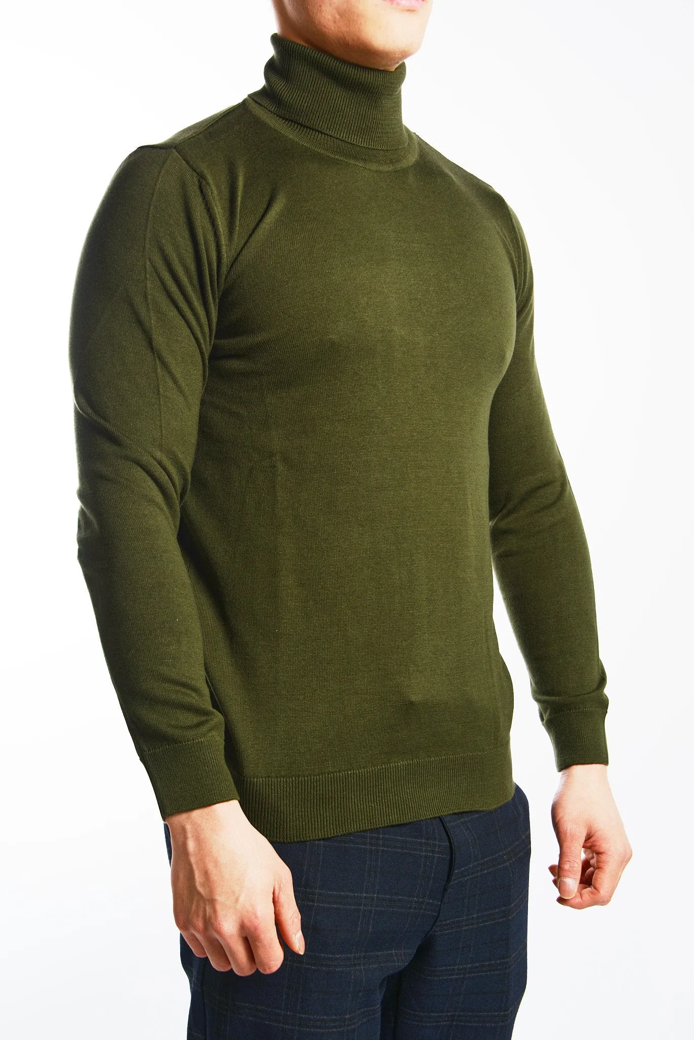 Leeds Slim Fit Turtleneck Euro Sweater