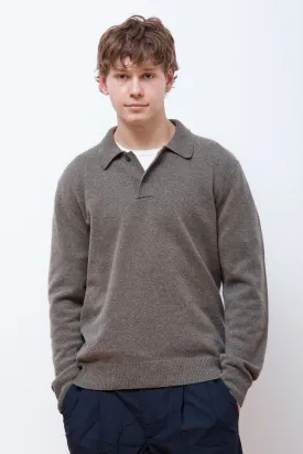 Marco Merino Lambswool Polo Ivy Green