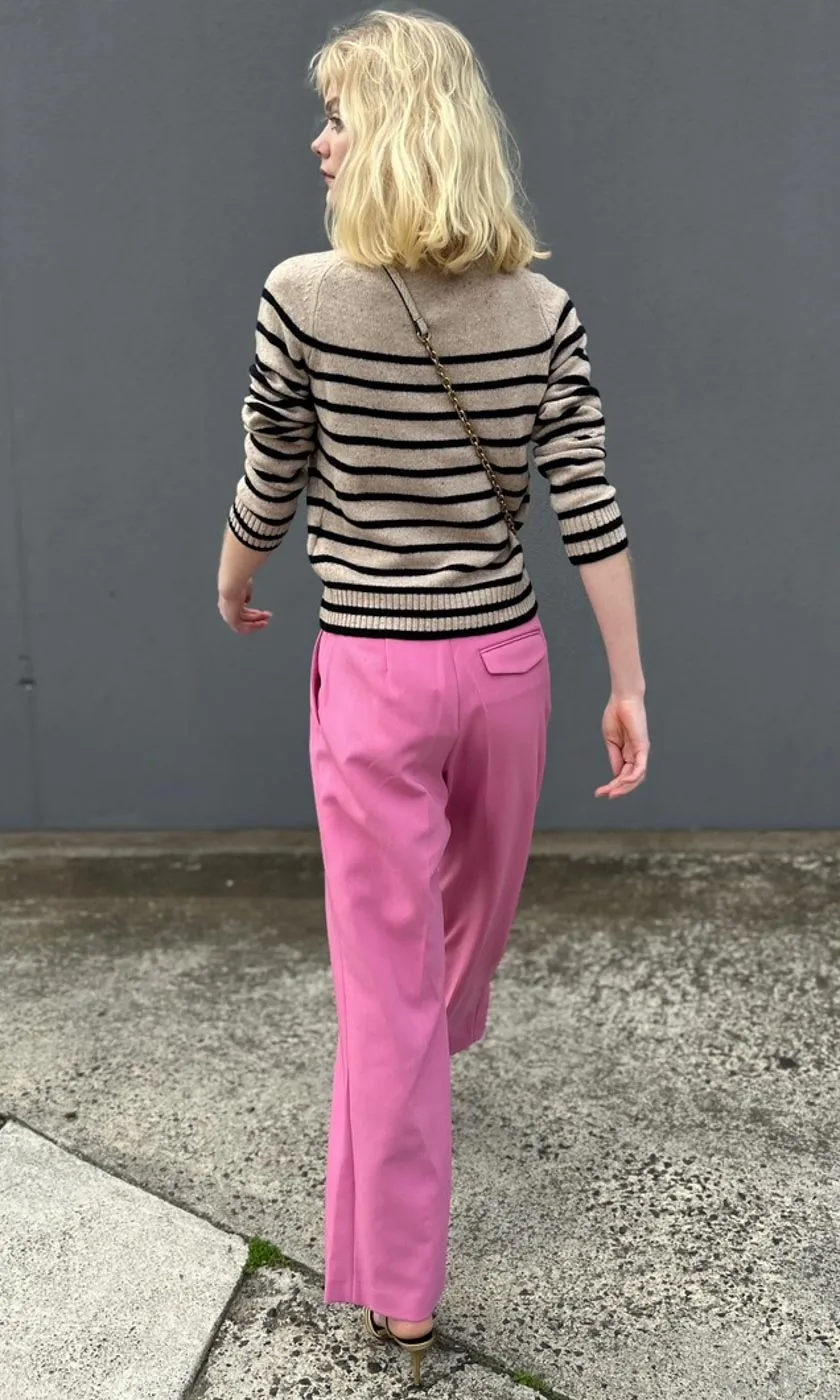 Marella Striped cashmere / wool Crew