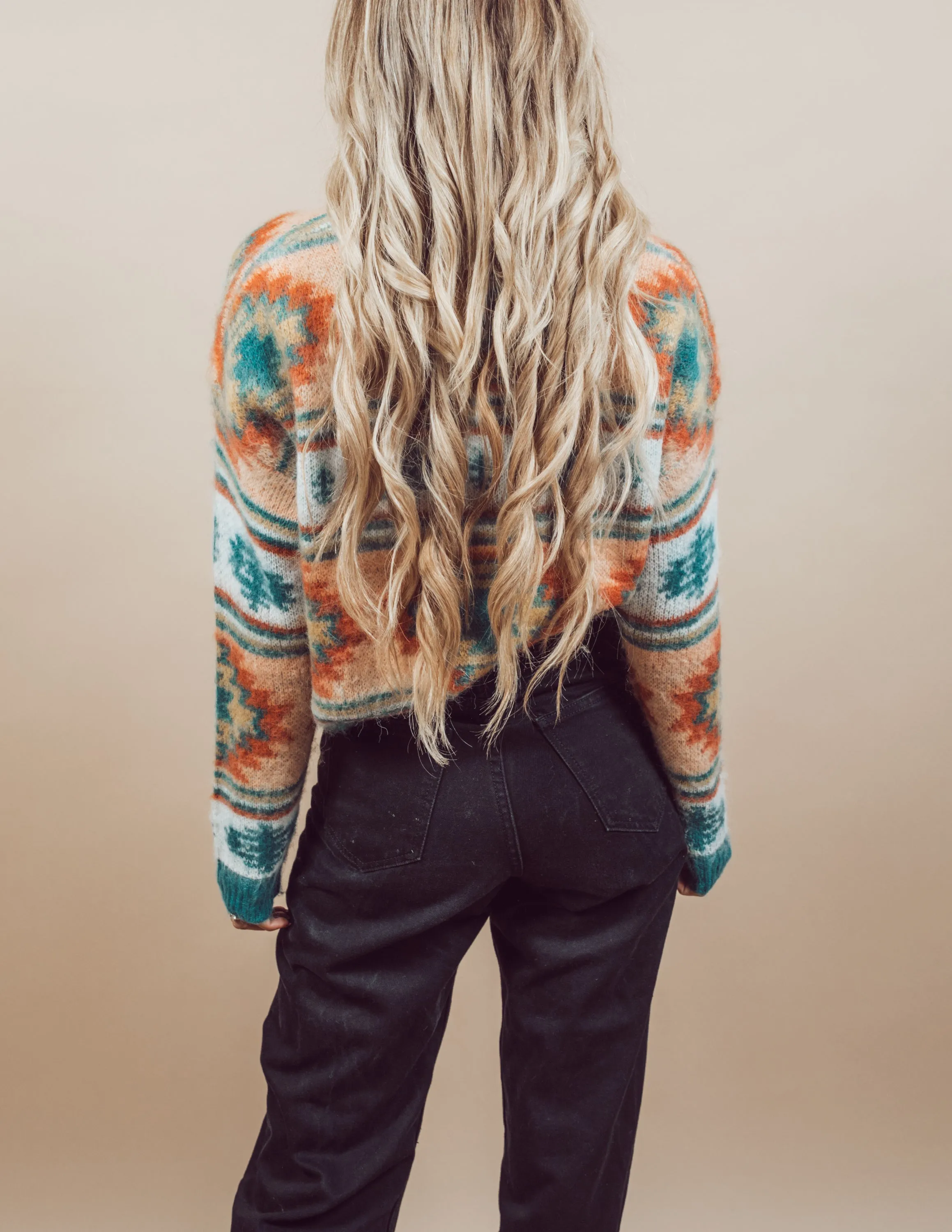 Marie Printed Sweater
