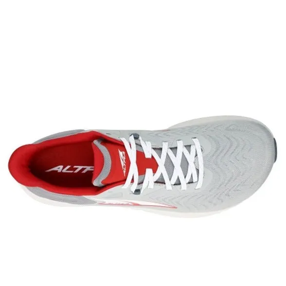 Mens Altra Torin 7 Running Shoes - Gray/Red Performance Sneakers for Comfort & Support