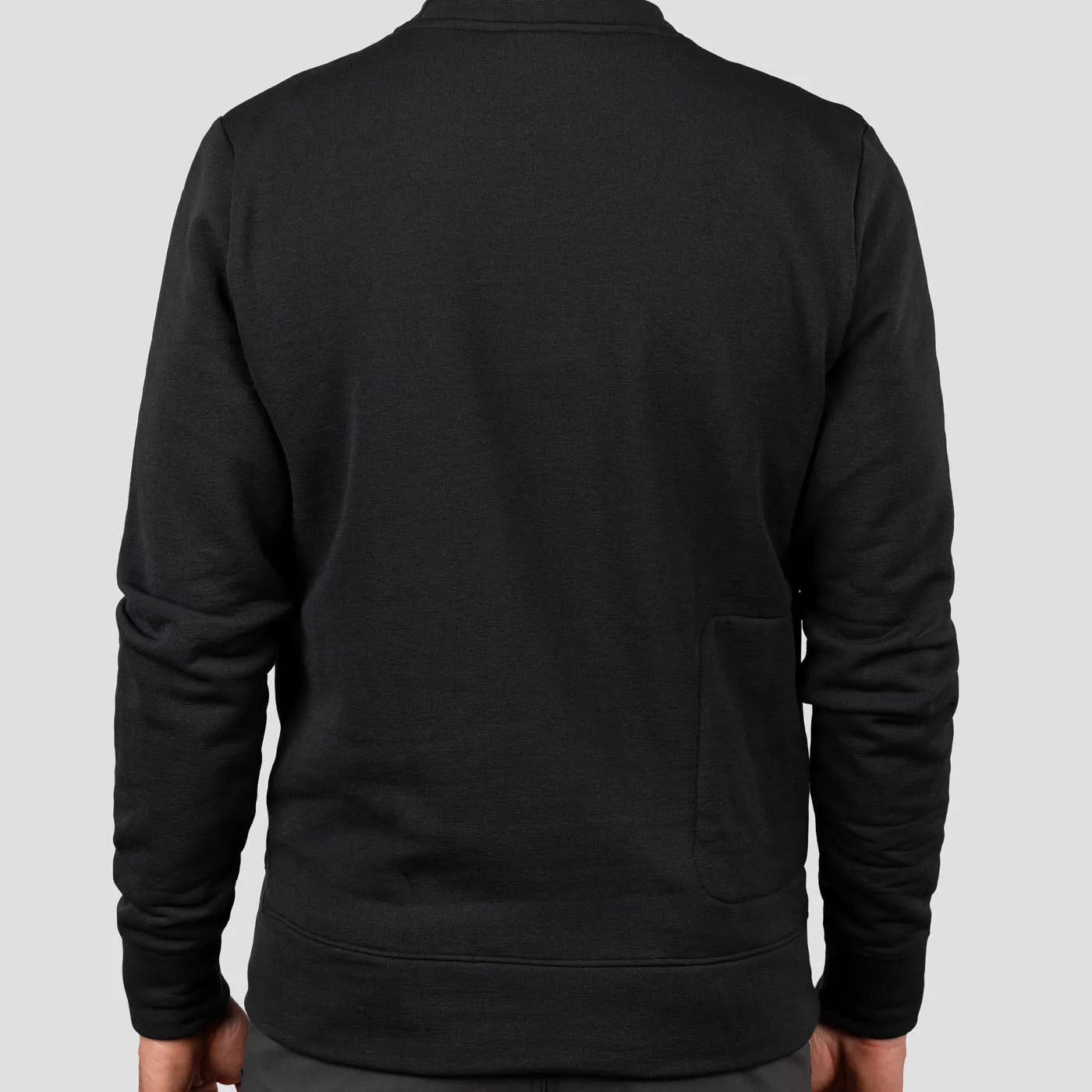 Exclusive Edition Mens Decadent Merino Pullover Sweater in Obsidian Color