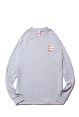 MINI FRAME L/S TEE HEATHER GRAY