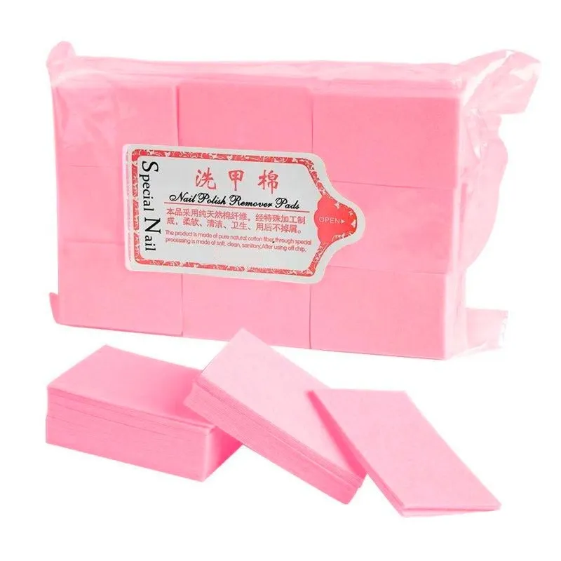 Nail Wipes Pink/White 600/400pcs