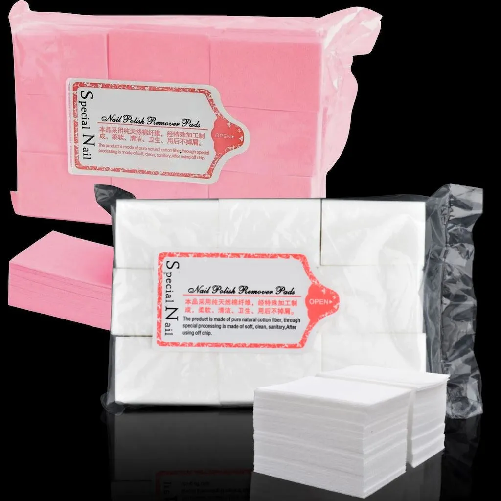 Nail Wipes Pink/White 600/400pcs