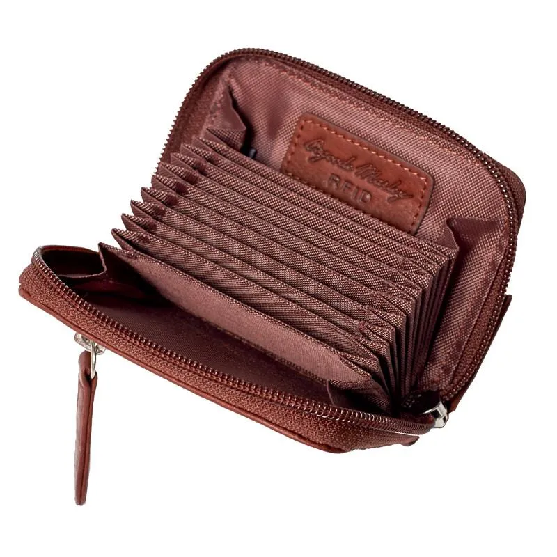Osgoode Marley Women's Leather RFID Blocking Accordion Card File