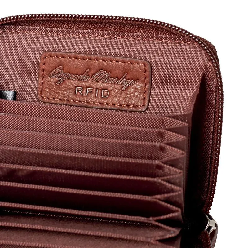 Osgoode Marley Women's Leather RFID Blocking Accordion Card File
