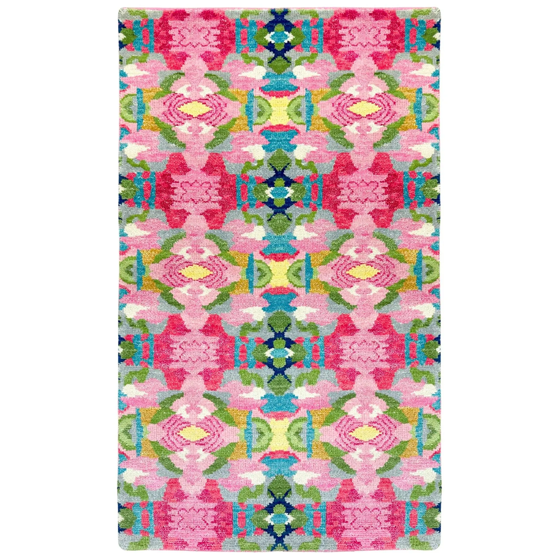 Pink Paradise Hand Knotted Wool Rug