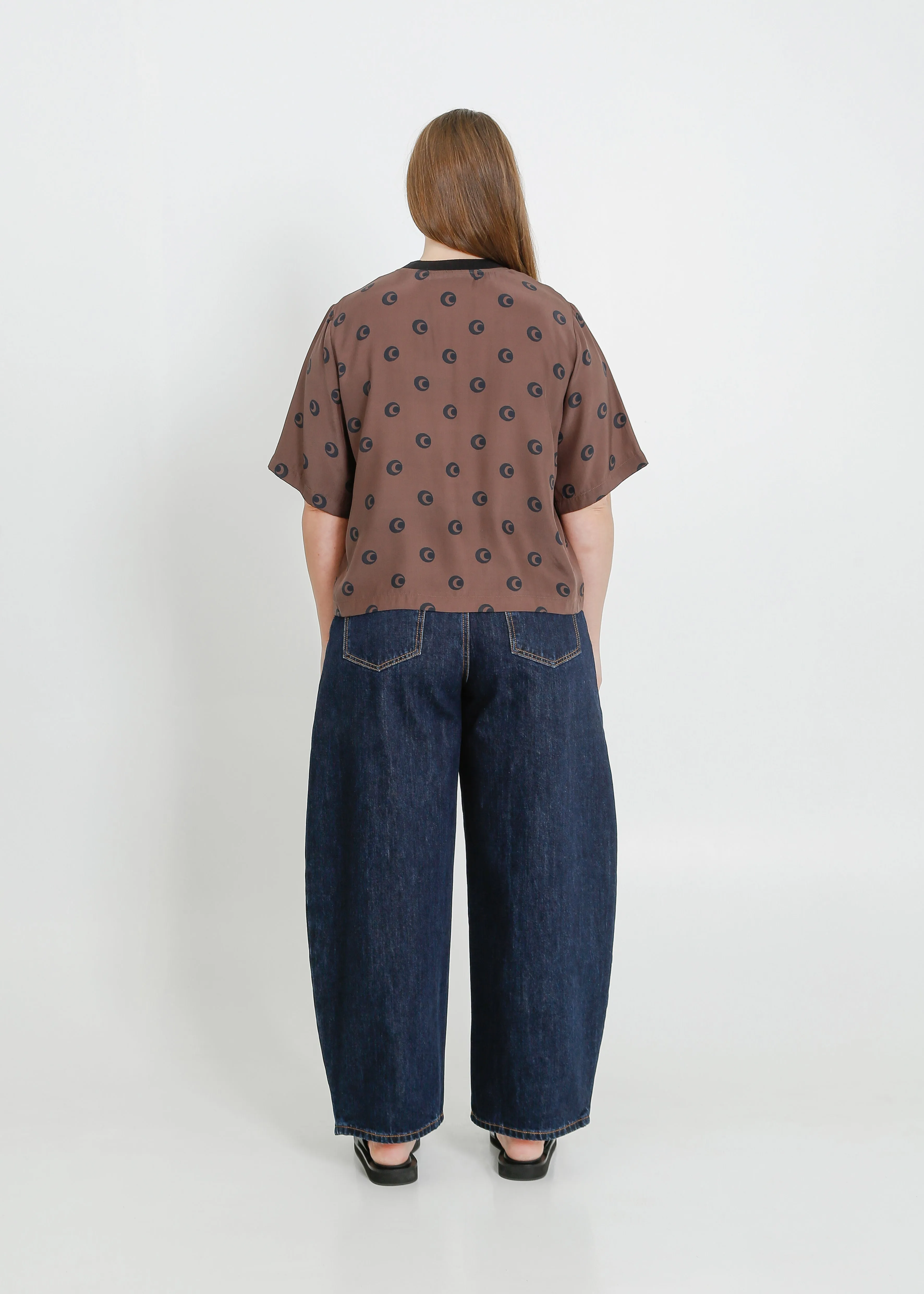 PIPER TEE / MOCHA-BLACK