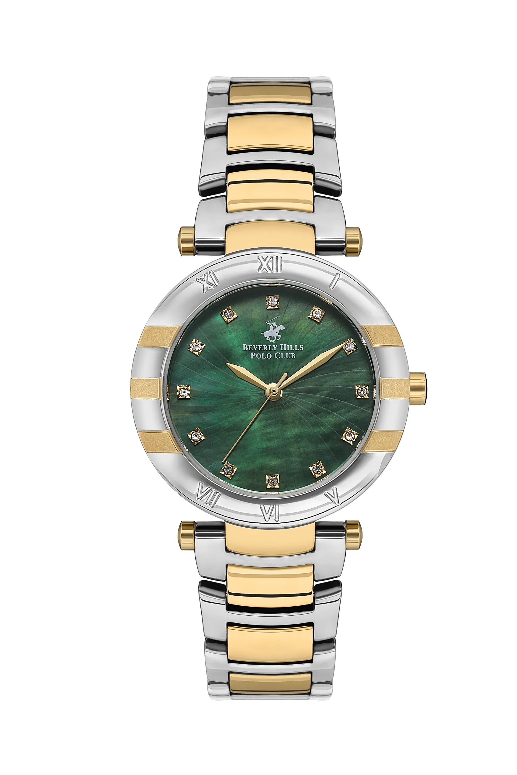 Polo - BP3565C.270 Ladies 3 Hands Green Dial Ceramic Sapphire Coated Glass