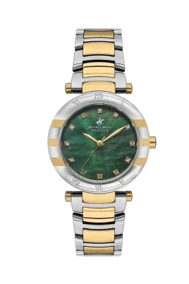 Polo - BP3565C.270 Ladies 3 Hands Green Dial Ceramic Sapphire Coated Glass
