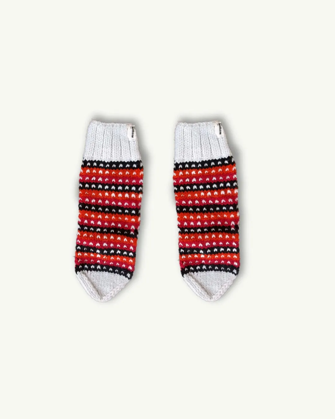 Prism Hearts Angora Wool Socks