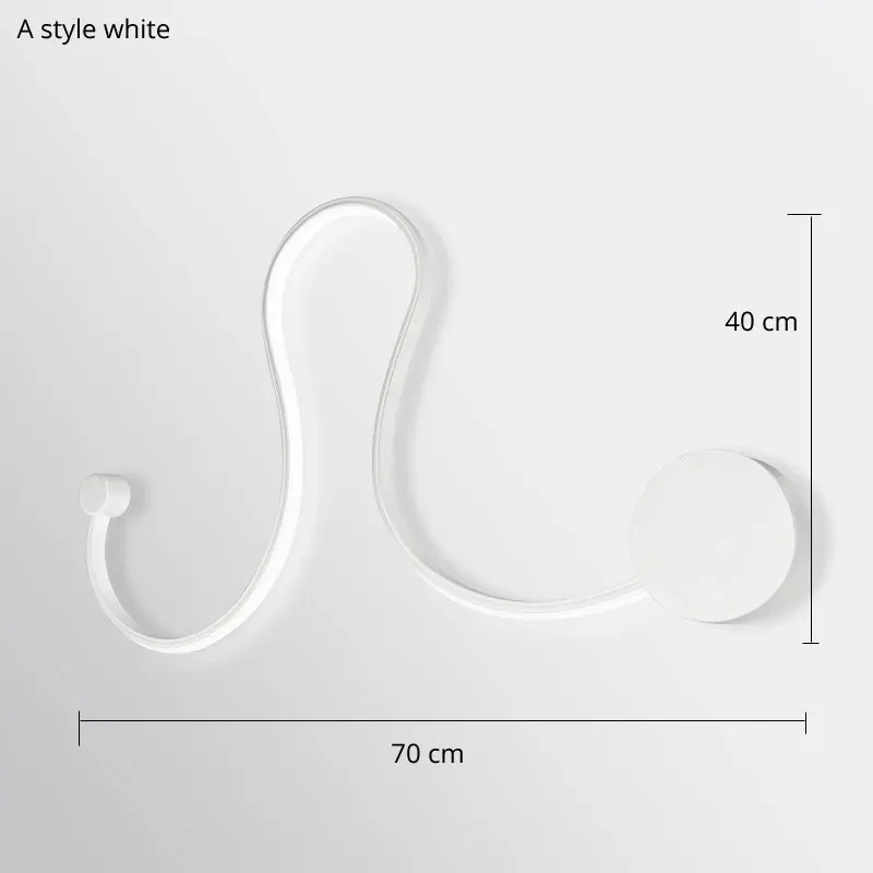 QIYI Modern Acrylic home deco in White black iron body sconce