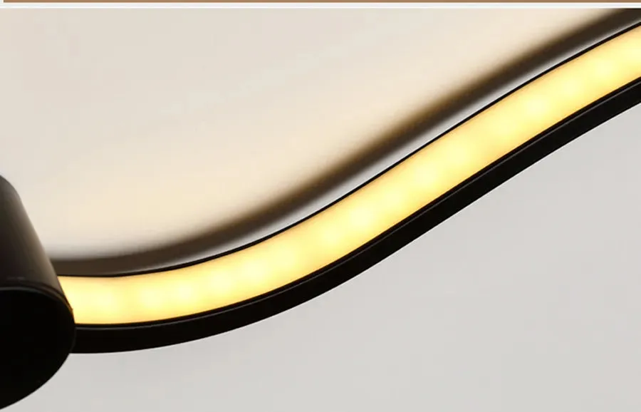 QIYI Modern Acrylic home deco in White black iron body sconce