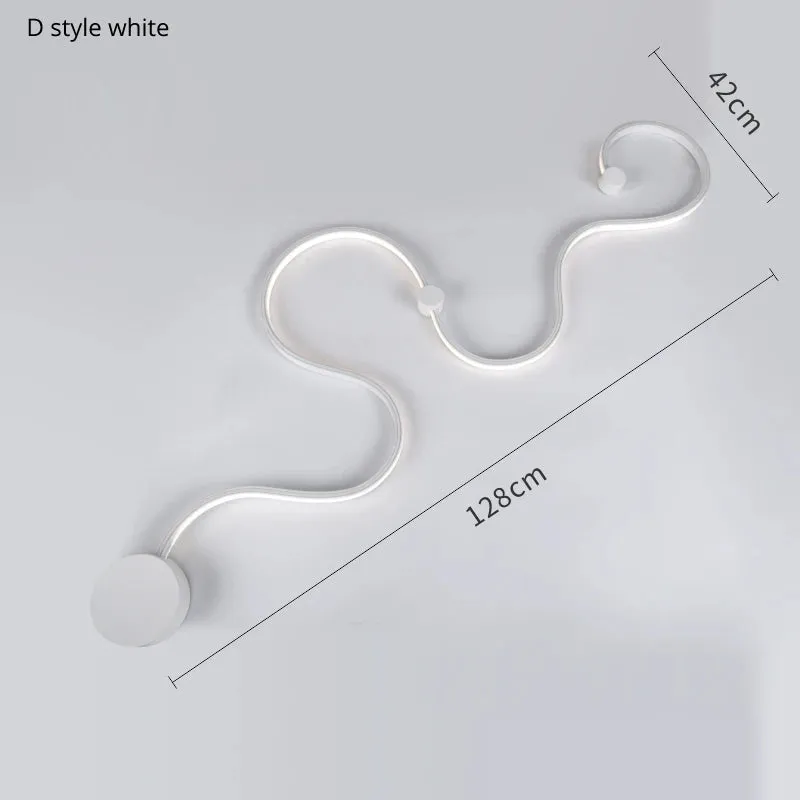QIYI Modern Acrylic home deco in White black iron body sconce
