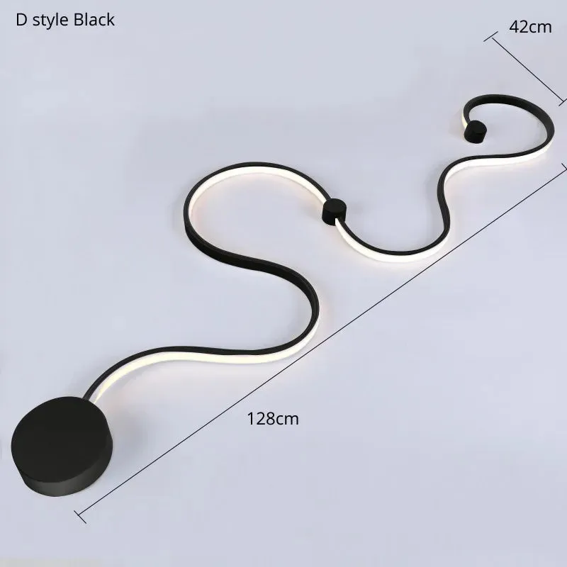 QIYI Modern Acrylic home deco in White black iron body sconce