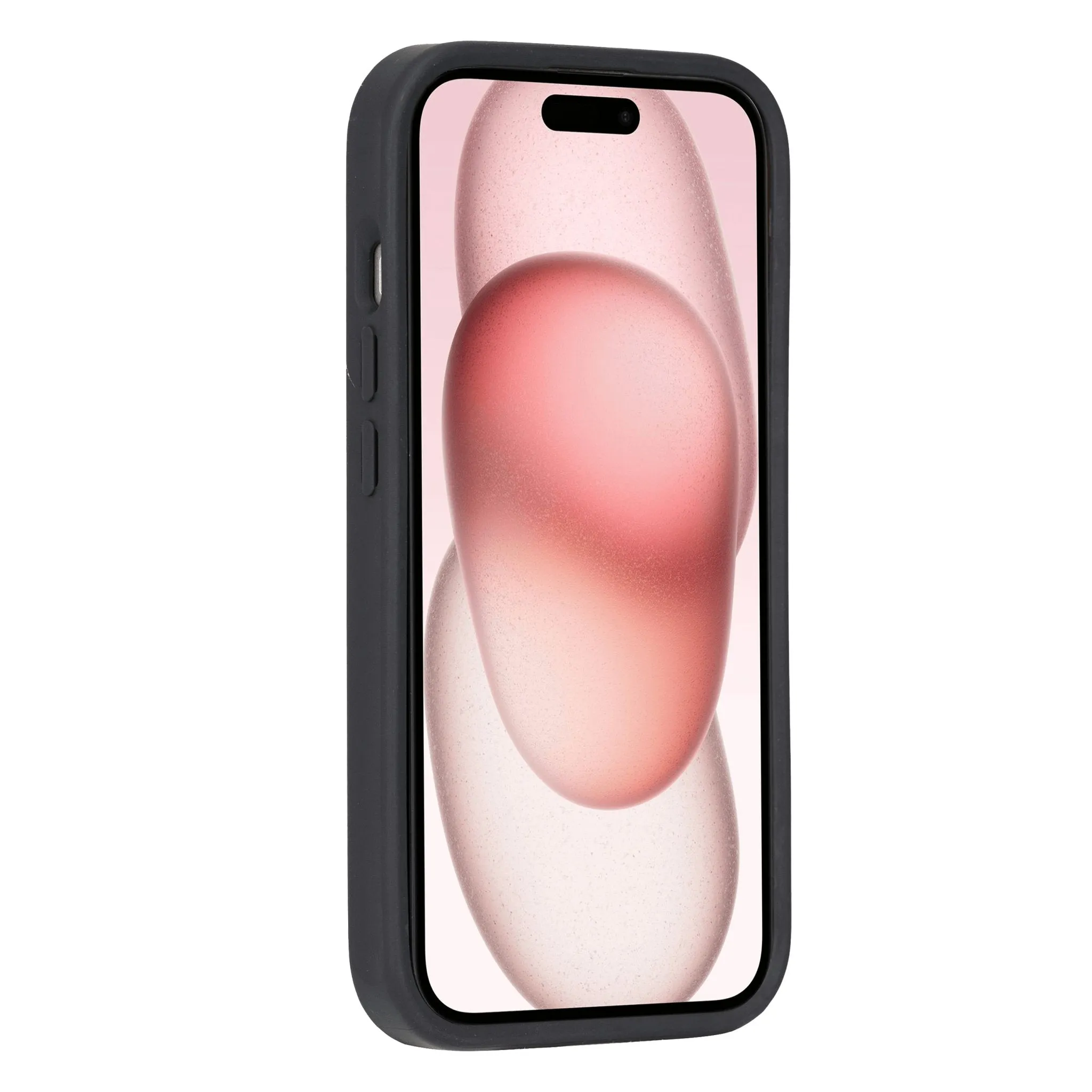 Reed iPhone 15 Plus Snap-On with Stand Case, Pebble Black