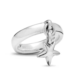 Stardust Silver Charm Ring