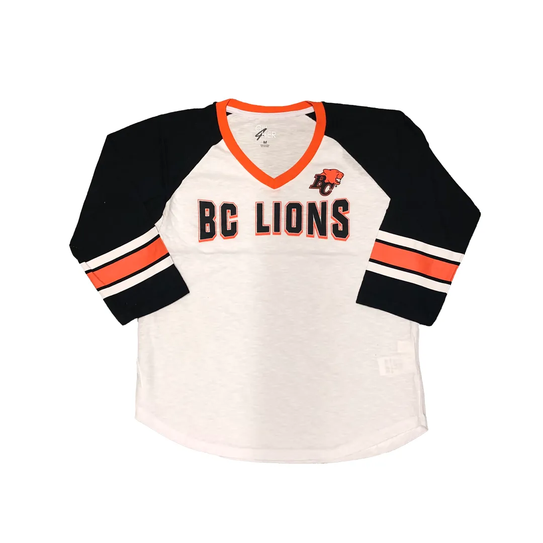 Starter W Top Team V-Neck Tee- White