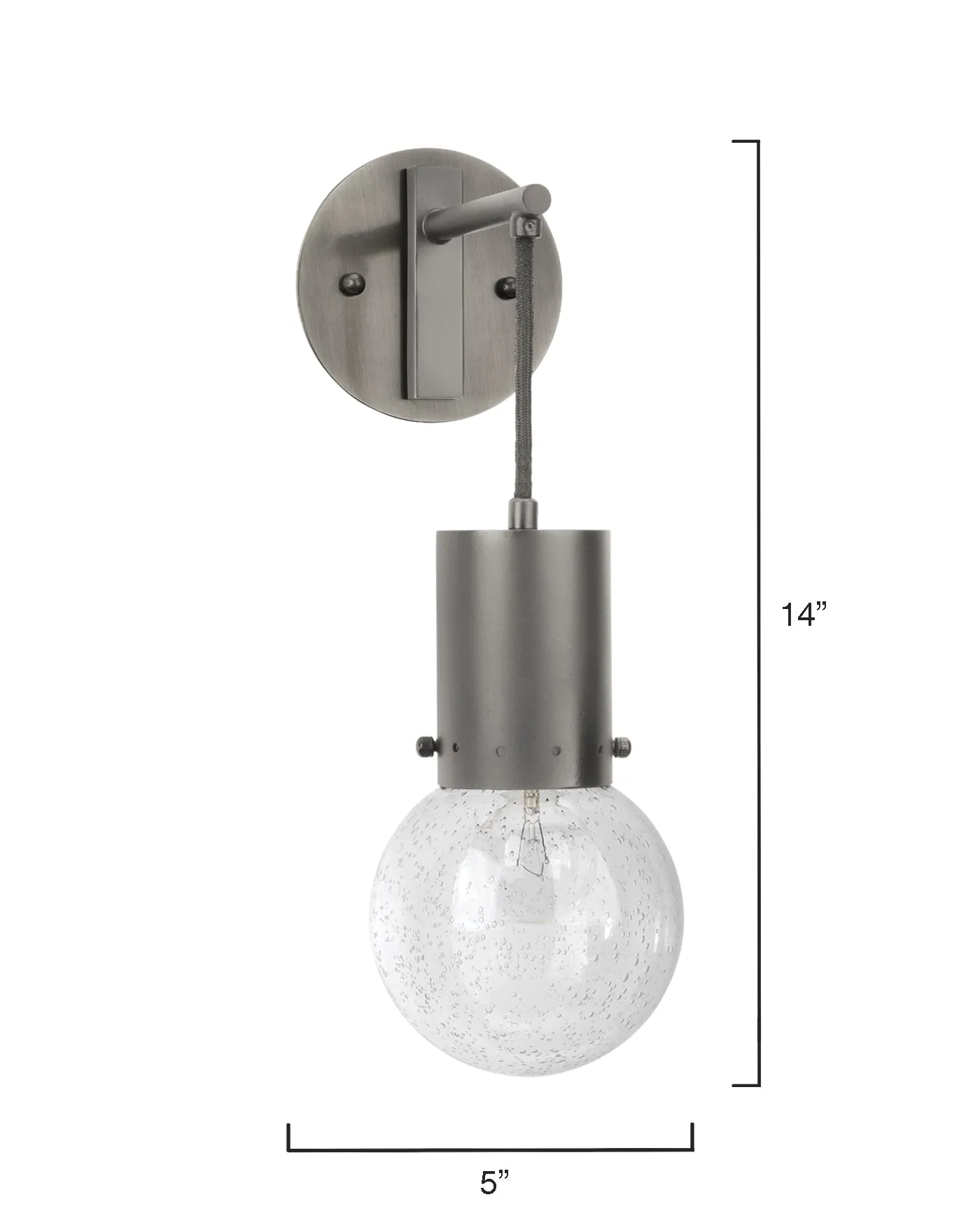 Strada Sconce - Grey