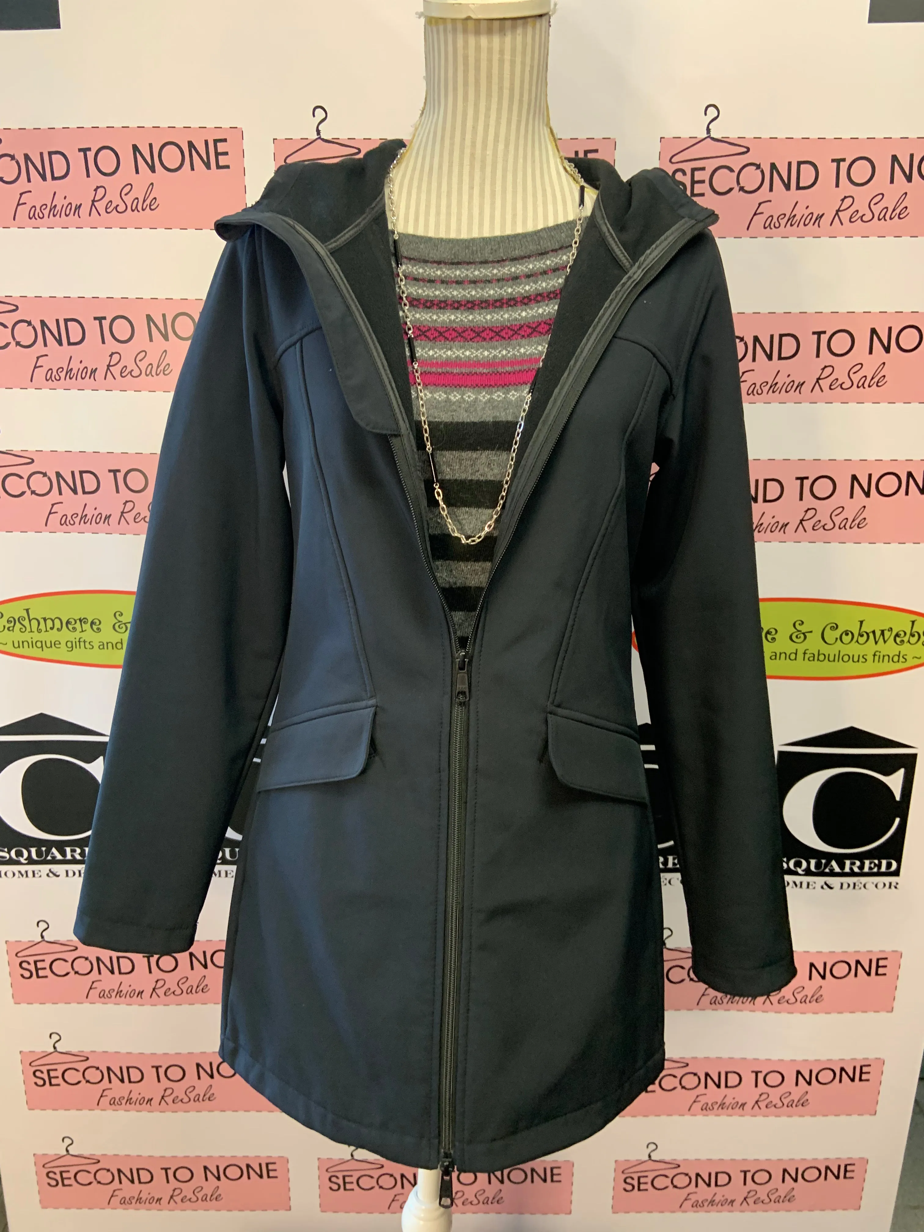 Striped Thin Sweater (Size S)