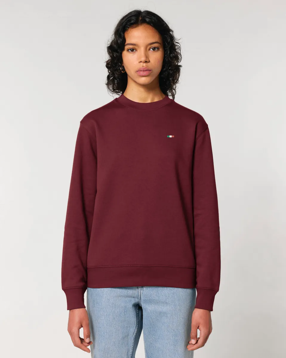 Tiny Flag Sweatshirt | Unisex Regular Fit | 100% Organic Cotton.