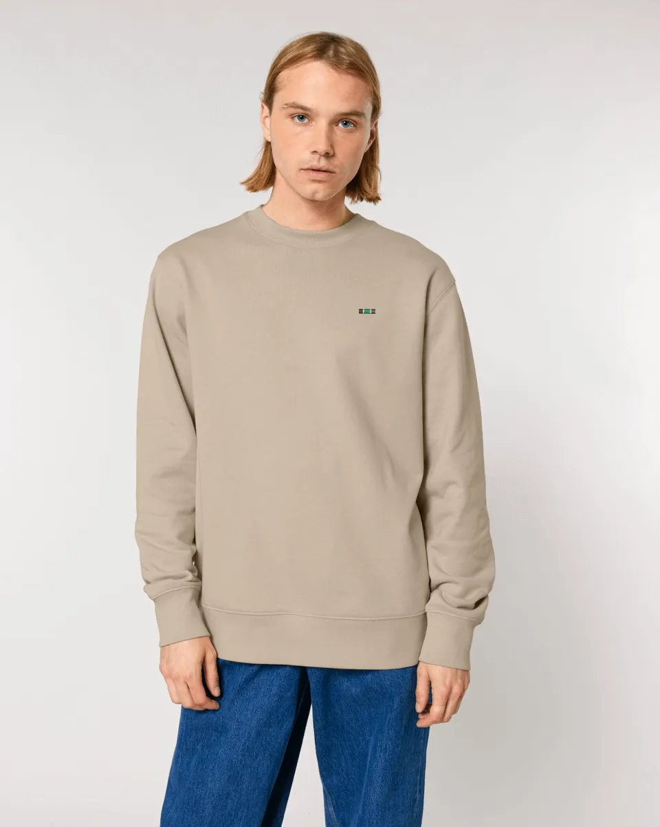 Tiny Flag Sweatshirt | Unisex Regular Fit | 100% Organic Cotton.