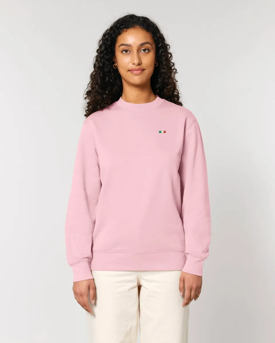 Tiny Flag Sweatshirt | Unisex Regular Fit | 100% Organic Cotton.