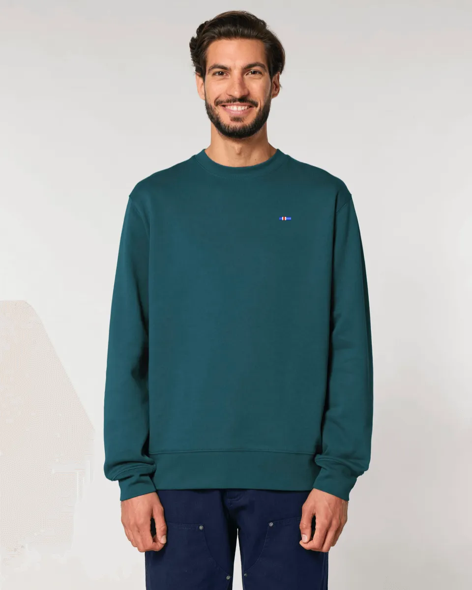 Tiny Flag Sweatshirt | Unisex Regular Fit | 100% Organic Cotton.