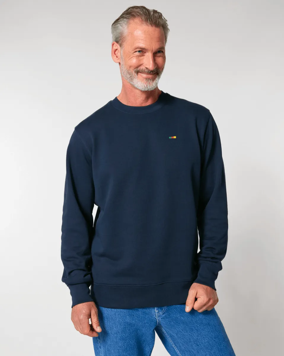 Tiny Flag Sweatshirt | Unisex Regular Fit | 100% Organic Cotton.