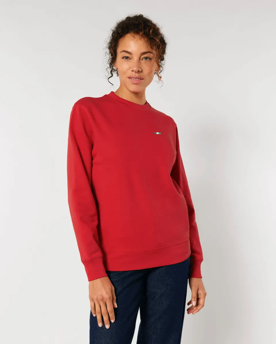 Tiny Flag Sweatshirt | Unisex Regular Fit | 100% Organic Cotton.