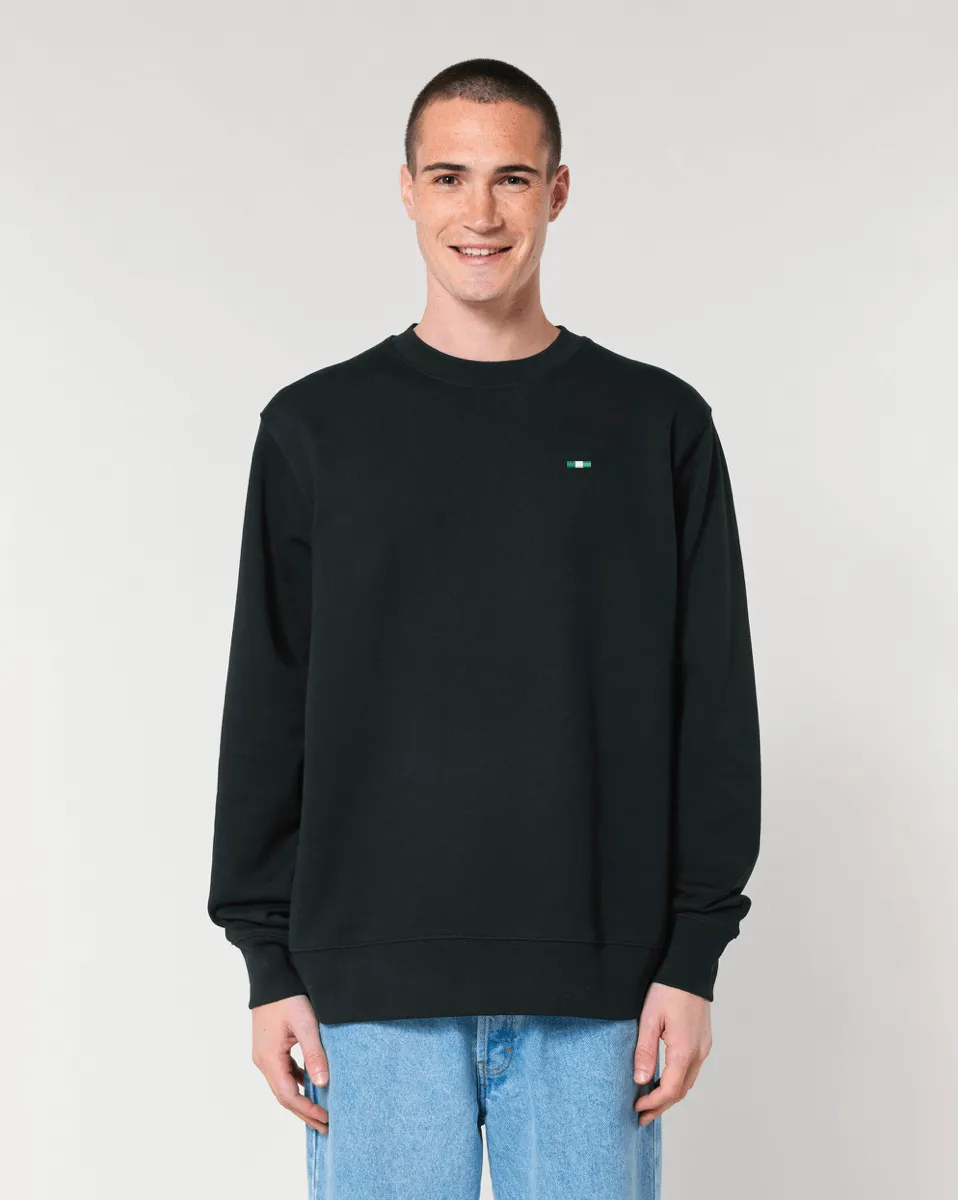 Tiny Flag Sweatshirt | Unisex Regular Fit | 100% Organic Cotton.