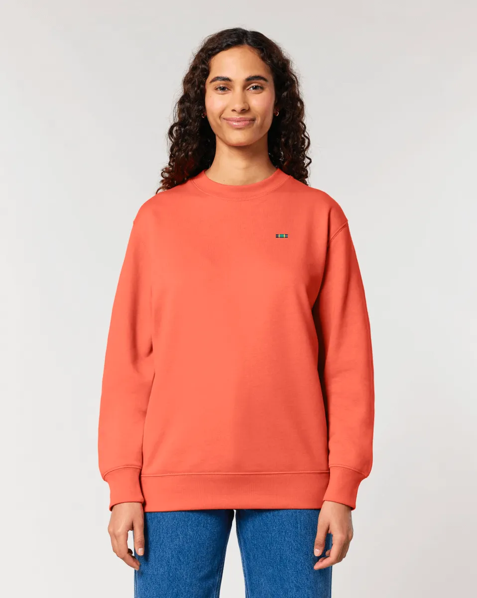 Tiny Flag Sweatshirt | Unisex Regular Fit | 100% Organic Cotton.