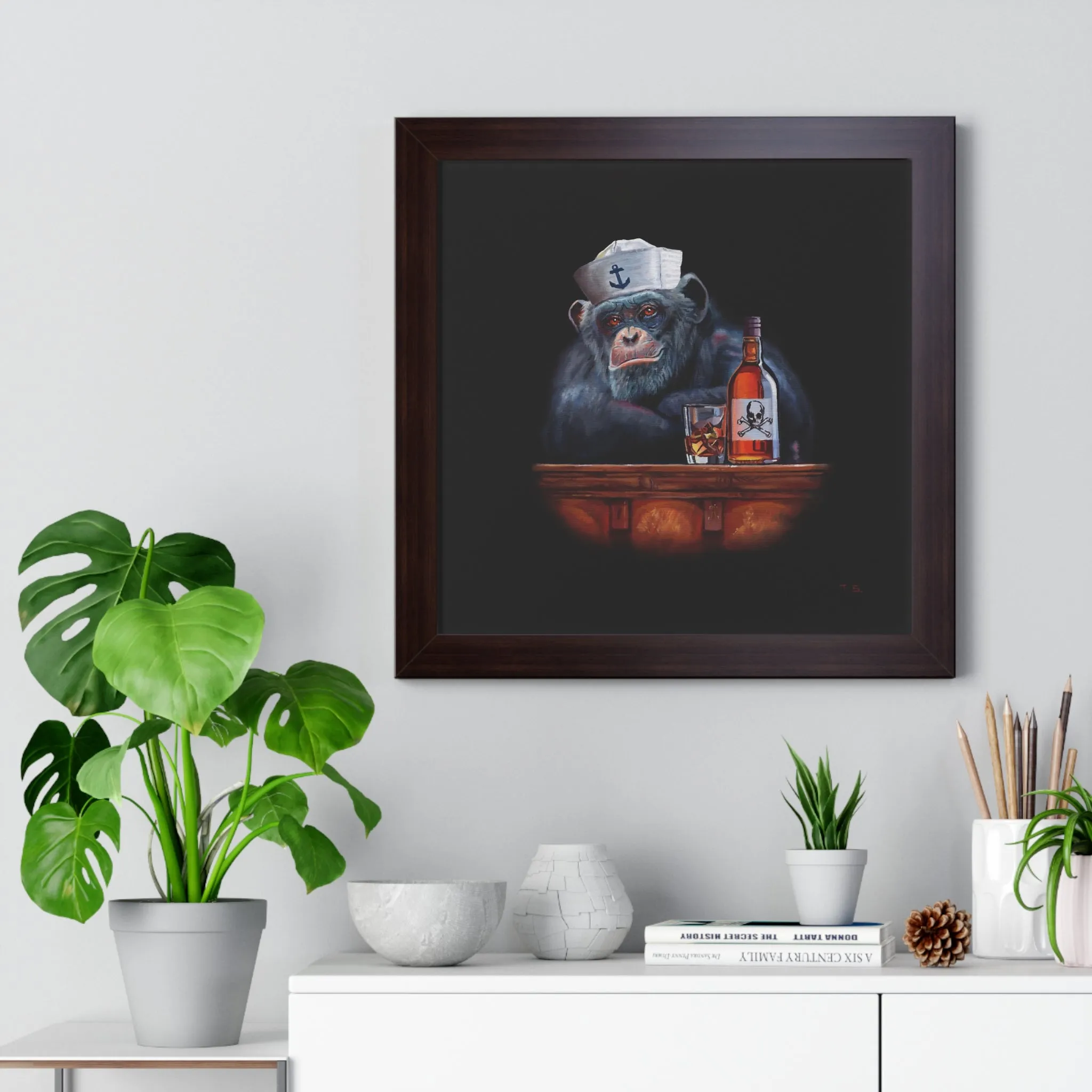 Tony South: "Ahoy" Framed Poster