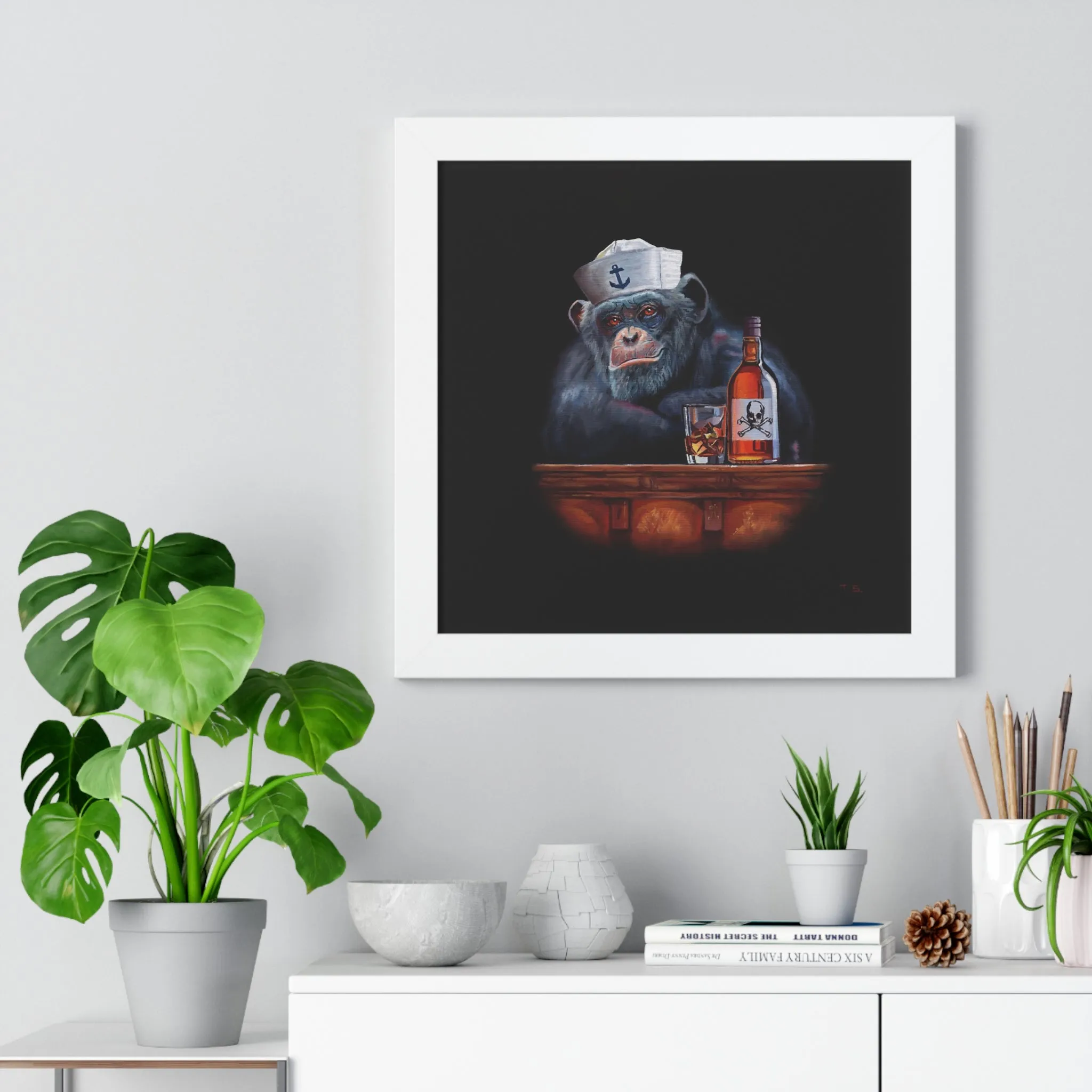 Tony South: "Ahoy" Framed Poster