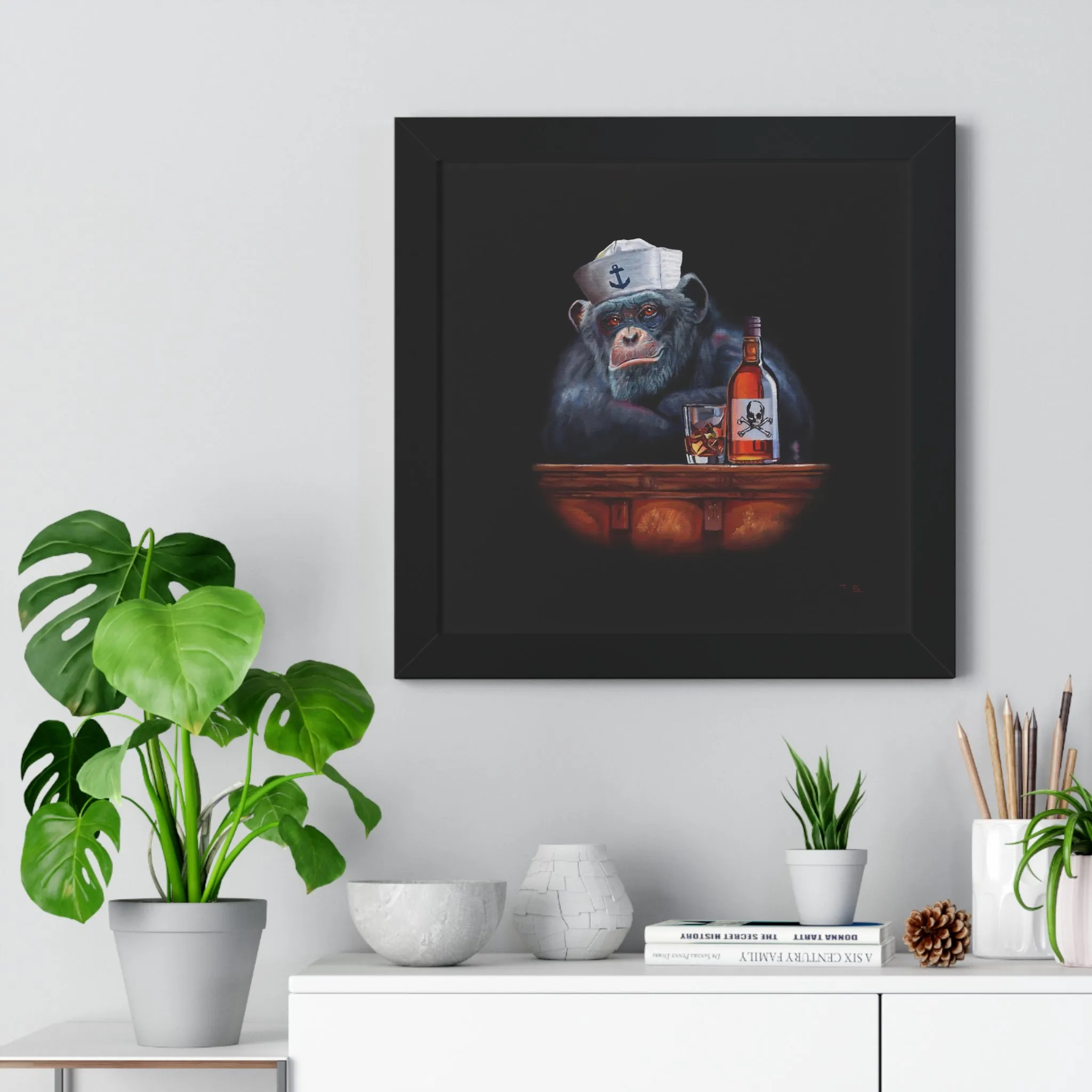 Tony South: "Ahoy" Framed Poster