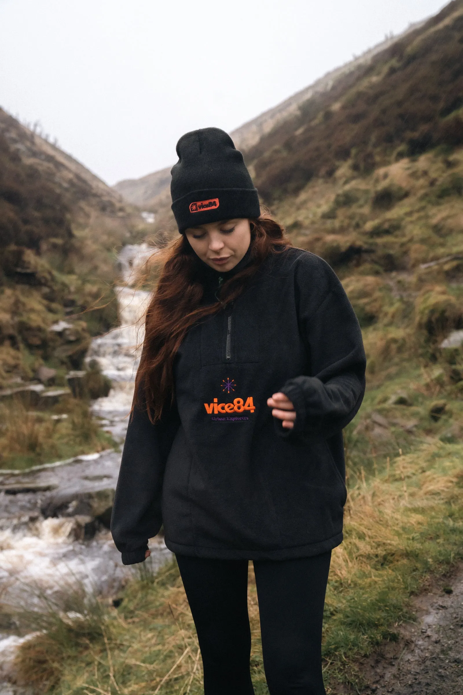 Vice 84 'Stroller' Beanie Hat - Black