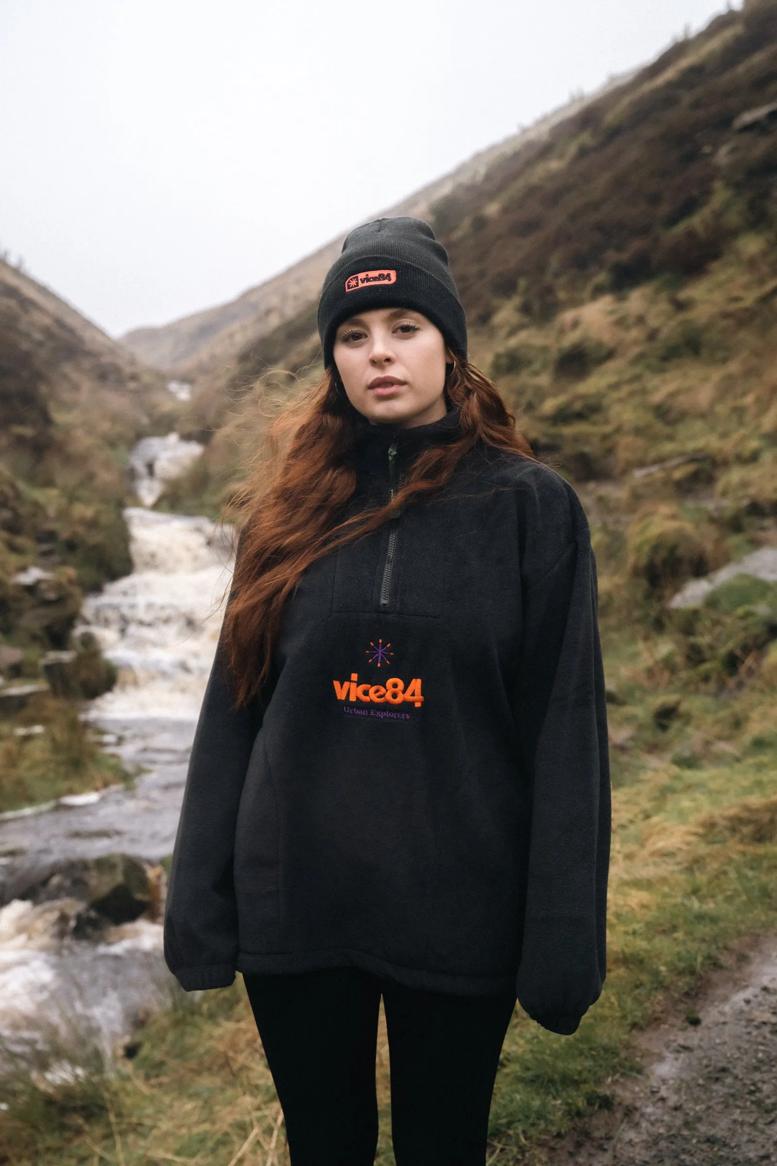 Vice 84 'Stroller' Beanie Hat - Black