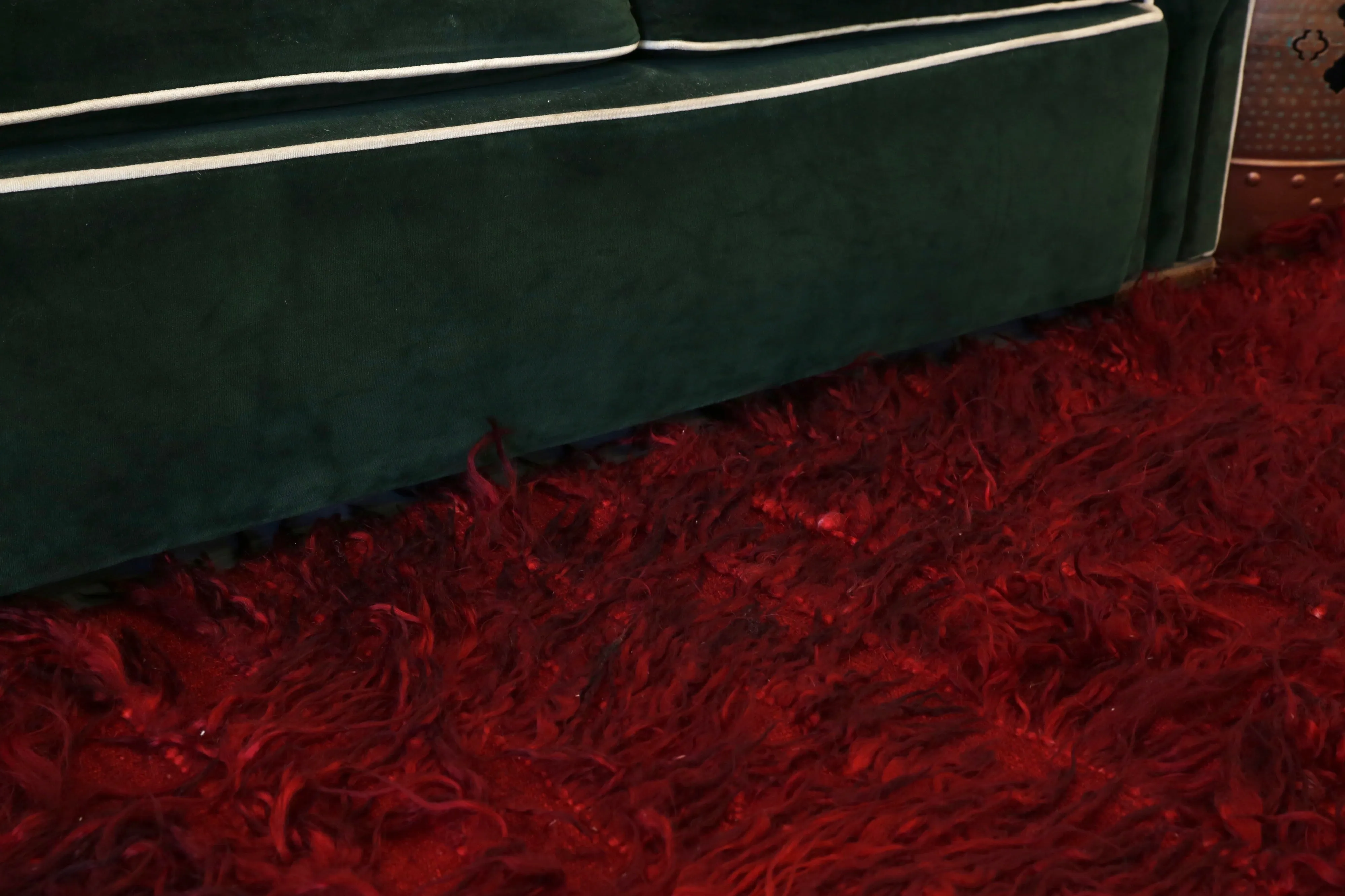 Vintage Filikli Tulu Rug in Maroon 3.10ftx7ft