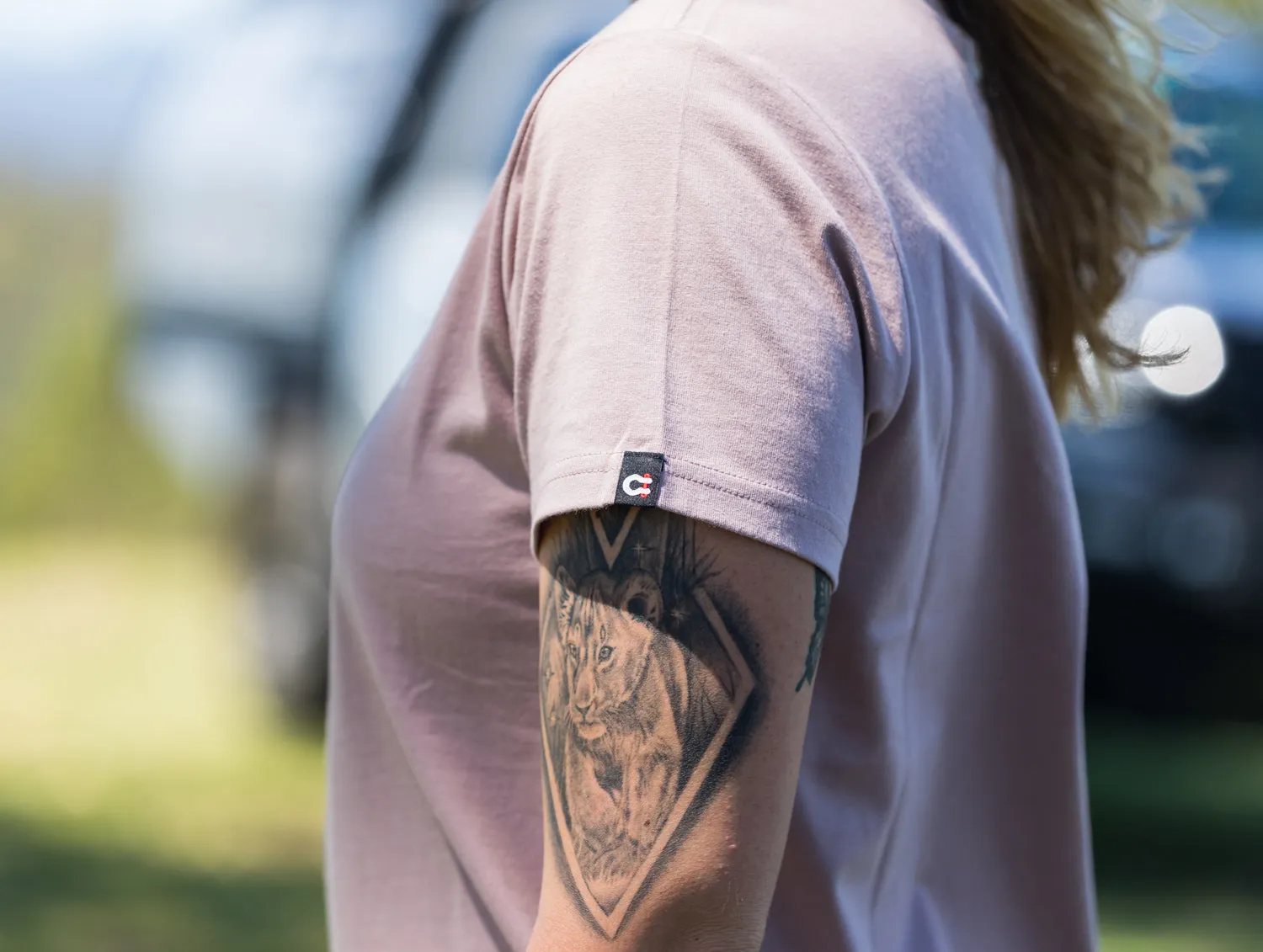 Women's Snatch Crew Tee Abode Rose - SF1301AR